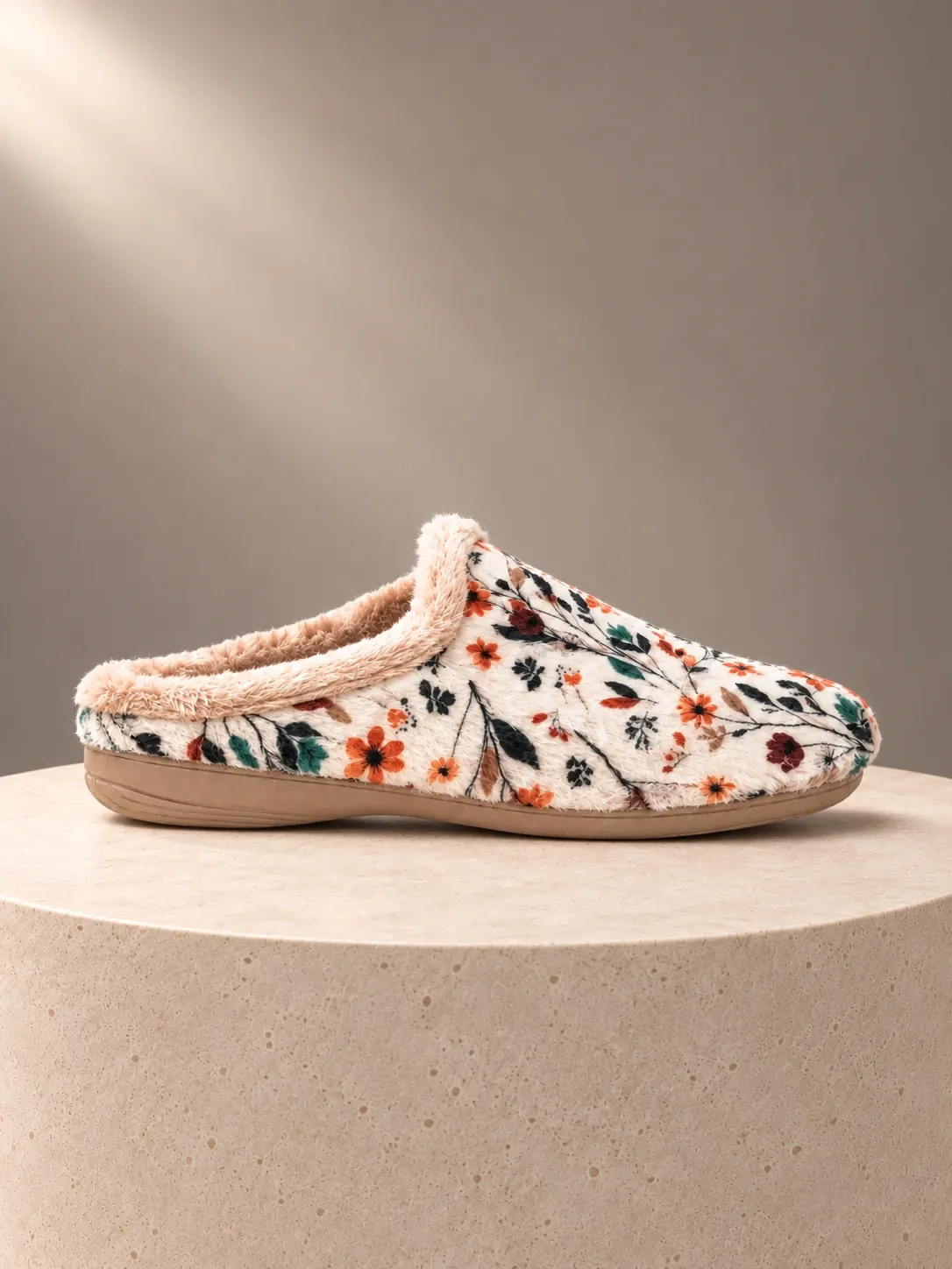 Zapatilla de Casa de Mujer Descalza Floral