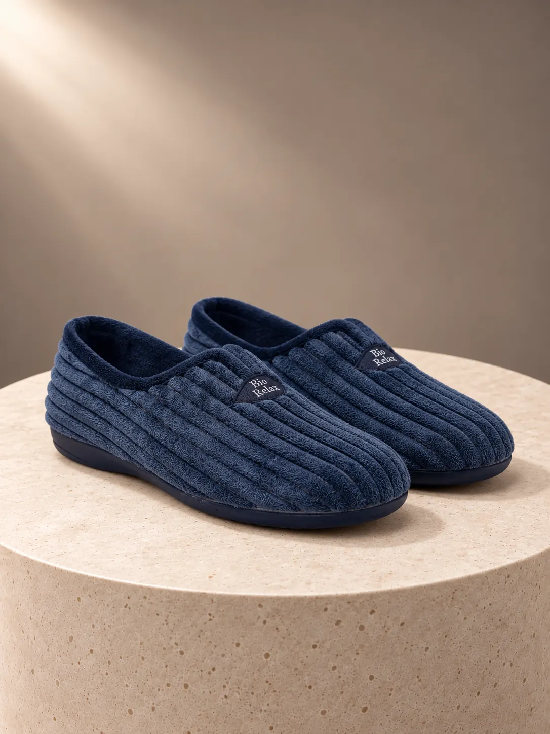 Zapatillas de casa Bio Relax – Azul Marino