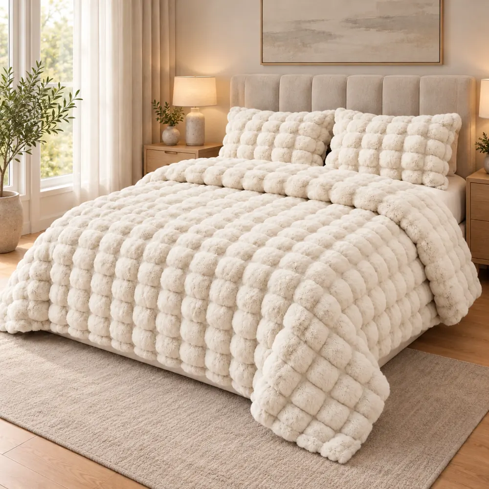 Edredón Sherpa Rabbit Burbujas