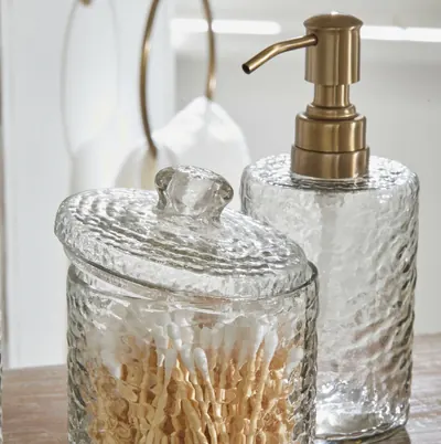 Set de Baño Cristal Soplado A Mano