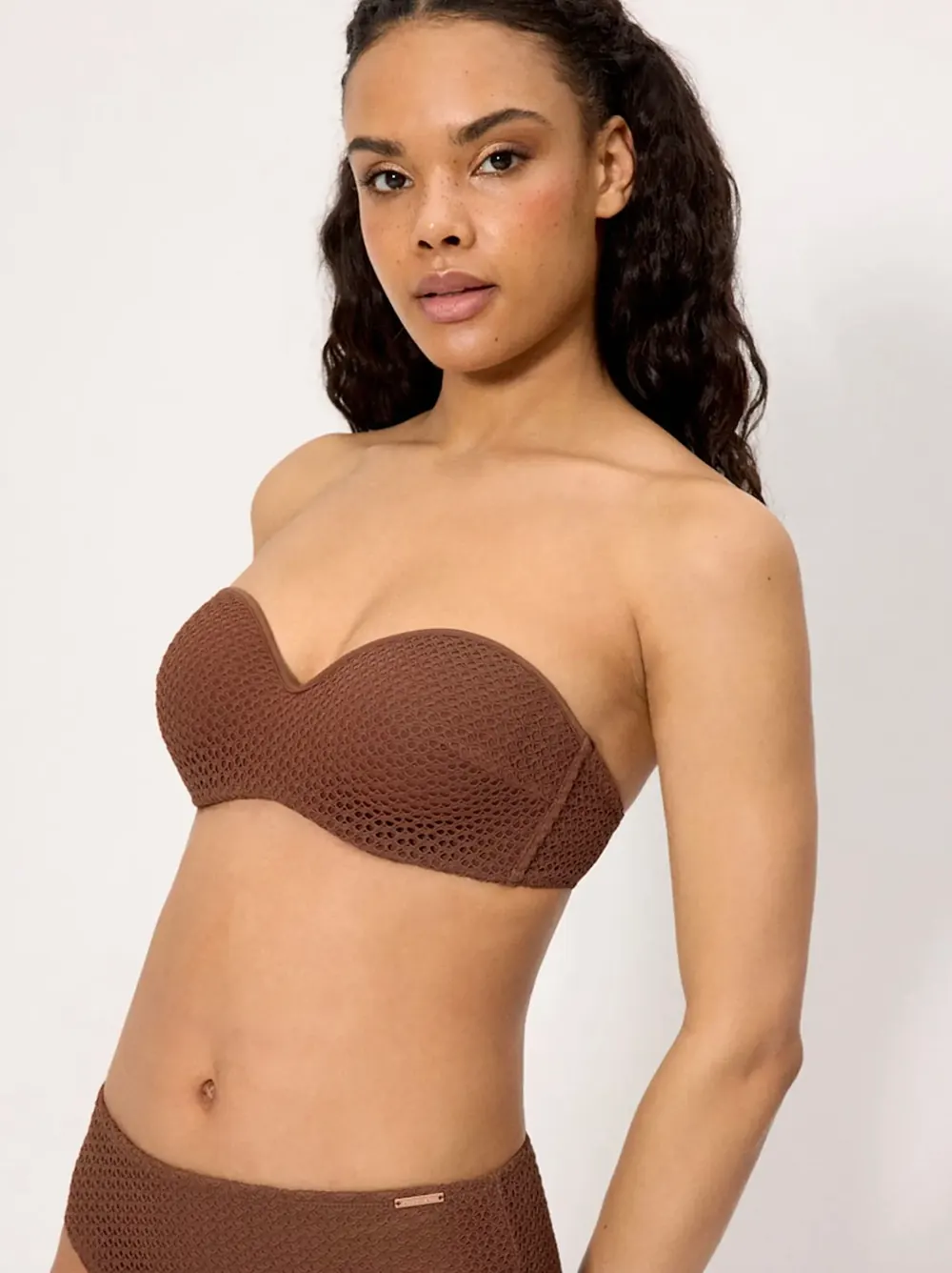 Biquini Bandeau Con Aro  Y Relleno Copa C YsabeL Mora