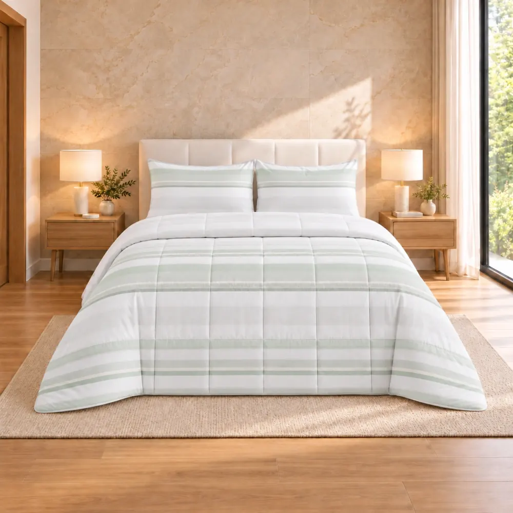 Edredón Baset Acolchado Beige