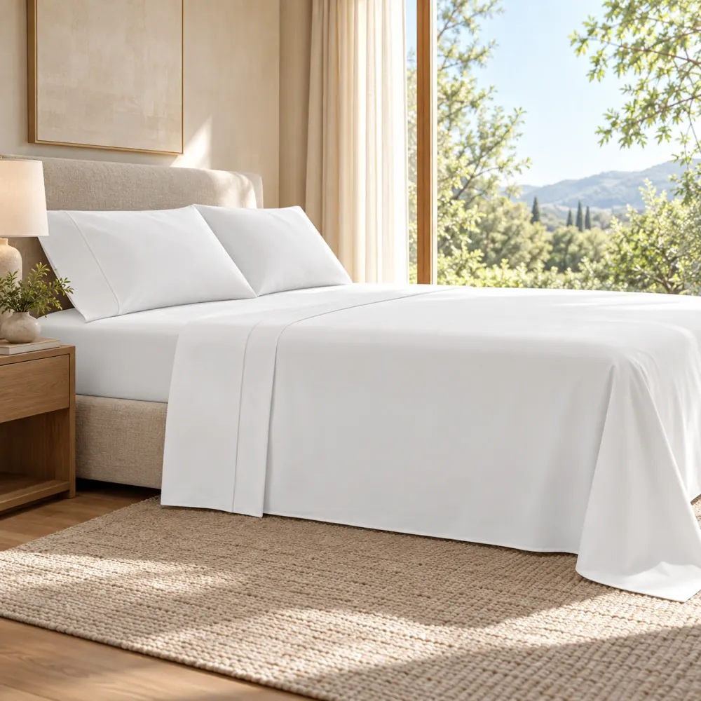 Juego de cama Bruni Blanco Clara Vidal
