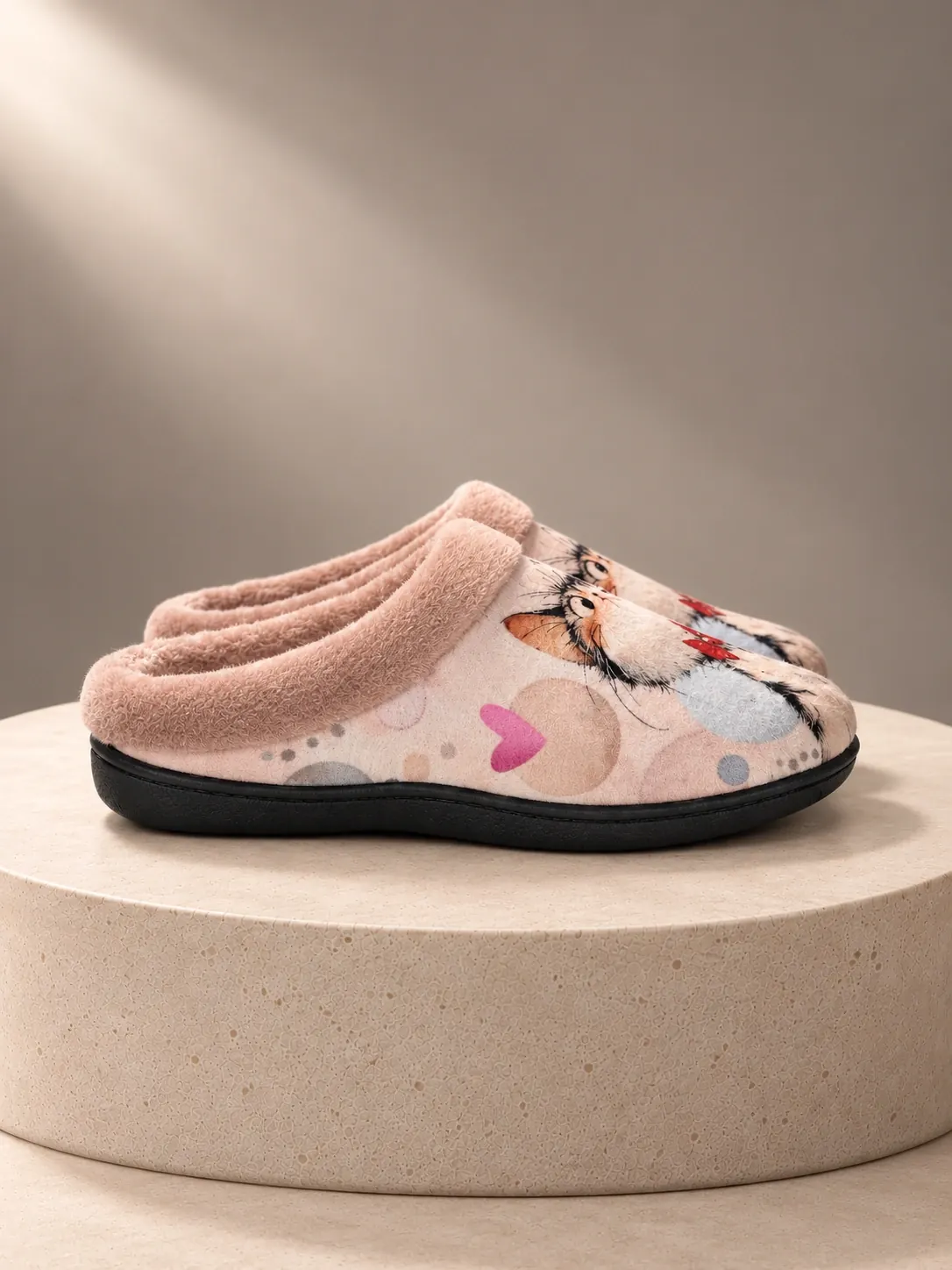 Zapatilla Descalza con Estampado Gatos