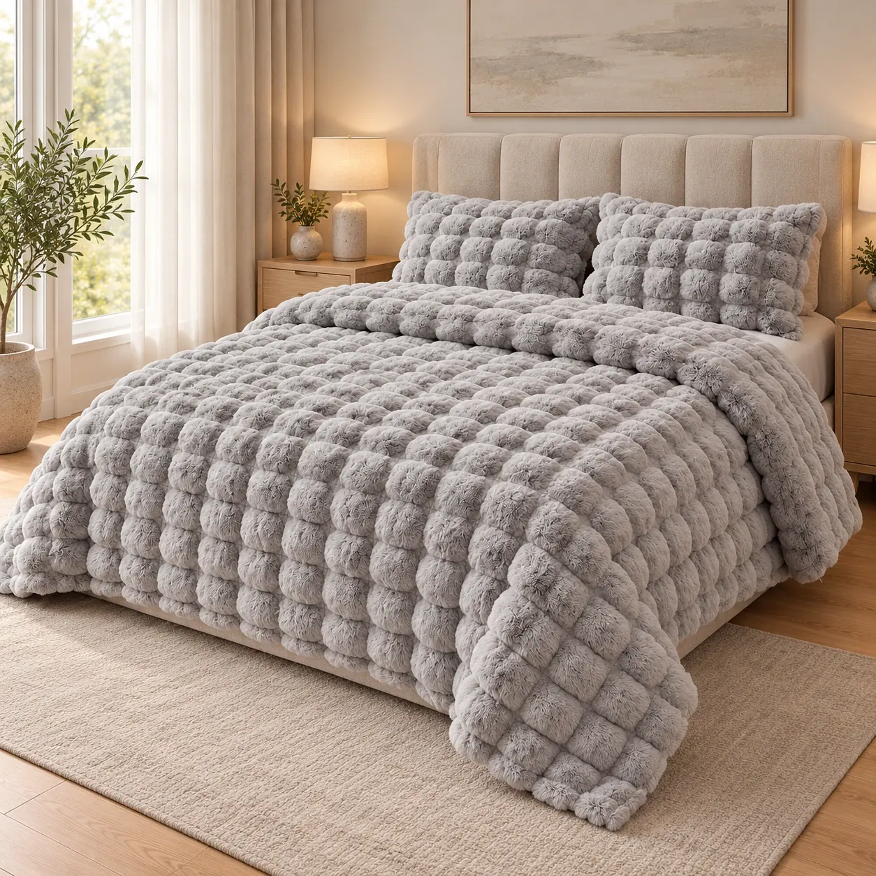 Edredón Sherpa Rabbit Burbujas