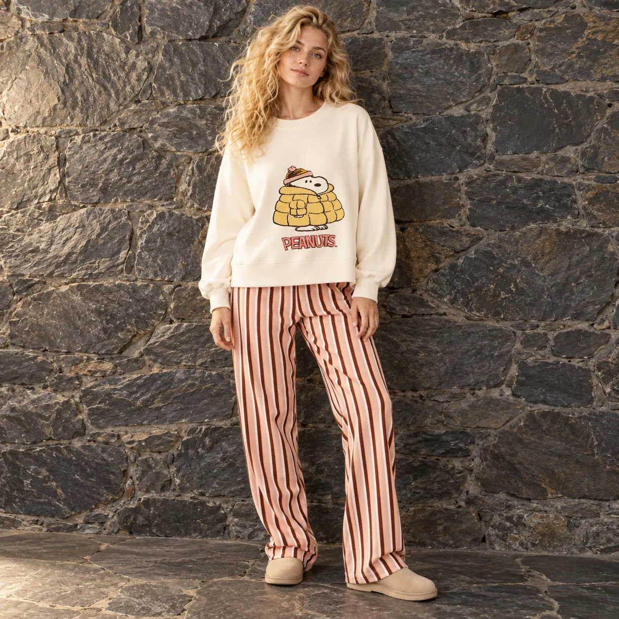 Pijama Snoopy punto interlock